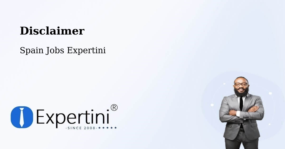 Disclaimer – Pinto - Spain Jobs Expertini