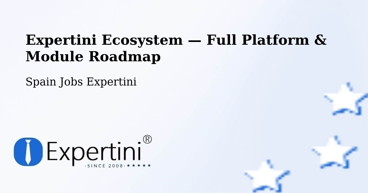 Expertini Ecosystem — Full Platform & Module Roadmap – Pinto